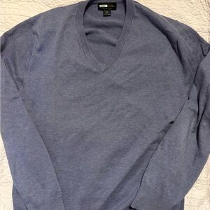 Brooks Brothers V-Neck Sweater - purple